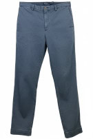 POLO BY RALPH LAUREN PANTALONI CHINO MINIMAL WASHED BLUE UOMO PRE OWNED L