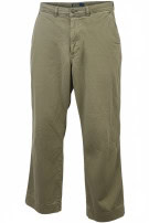 POLO BY RALPH LAUREN PANTALONI CHINO UTILITY OLIVA UOMO PRE OWNED M
