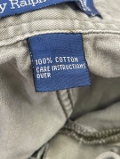 POLO BY RALPH LAUREN PANTALONI CHINO UTILITY OLIVA UOMO PRE OWNED M