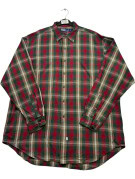 POLO BY RALPH LAUREN ΠΟΥΚΑΜΙΣΟ CLASSIC ΚΑΡΟ ΚΟΚΚΙΝΟ ΠΡΑΣΙΝΟ ΑΝΤΡΙΚΟ PRE OWNED XL