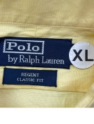 POLO BY RALPH LAUREN CAMICIA BUTTON DOWN CLASSICA GIALLO CHIARO UOMO PRE OWNED XL