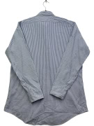 POLO BY RALPH LAUREN ΠΟΥΚΑΜΙΣΟ ΡΙΓΕ VINTAGE ΜΠΛΕ/ΛΕΥΚΟ UNISEX L preowned