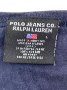 Polo Jeans Ralph Lauren Μακρυμάνικο T-Shirt Δίχρωμο Μαύρο-Κόκκινο L