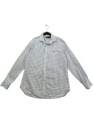 Polo Ralph Lauren Καρό Πουκάμισο Λευκό-Μπλε Size L