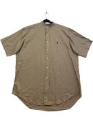 POLO RALPH LAUREN ΚΟΝΤΟΜΑΝΙΚΟ ΠΟΥΚΑΜΙΣΟ CLASSIC ΚΑΦΕ ΜΠΕΖ ΑΝΤΡΙΚΟ PRE OWNED XL