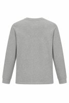 POLO RALPH LAUREN MAGLIA A MANICHE LUNGHE MINIMAL GRIGIA UOMO PRE OWNED L