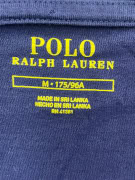 POLO RALPH LAUREN Long Sleeve T-Shirt Neck Logo Navy Blue UNISEX M