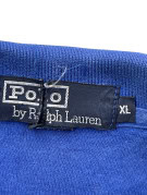 POLO RALPH LAUREN POLO SHIRT CLASSIC BLUE MEN PRE OWNED XL