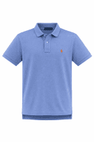 POLO RALPH LAUREN POLO SHIRT MINIMAL BLU UOMO PRE OWNED L