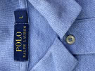 POLO RALPH LAUREN POLO SHIRT MINIMAL BLU UOMO PRE OWNED L