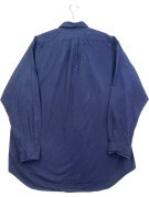 POLO RALPH LAUREN BUTTON DOWN SHIRT CLASSIC NAVY MEN PRE OWNED L