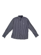 POLO RALPH LAUREN SHIRT CHECK LOGO BLUE MEN'S L