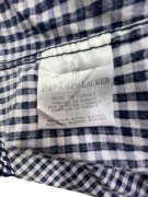 POLO RALPH LAUREN SHIRT CHECK LOGO BLUE MEN'S L