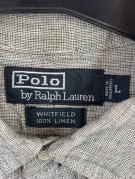 POLO RALPH LAUREN ΠΟΥΚΑΜΙΣΟ CLASSIC ΓΚΡΙ ΑΝΤΡΙΚΟ PRE OWNED L