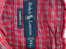 POLO RALPH LAUREN ΠΟΥΚΑΜΙΣΟ CLASSIC ΚΑΡΟ ΚΟΚΚΙΝΟ ΑΝΤΡΙΚΟ PRE OWNED XXL