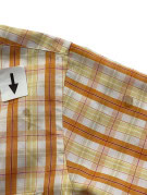POLO RALPH LAUREN ΠΟΥΚΑΜΙΣΟ CLASSIC ΚΑΡΟ ΠΟΡΤΟΚΑΛΙ ΑΝΤΡΙΚΟ PRE OWNED L