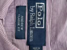 POLO RALPH LAUREN SHIRT CLASSIC PURPLE MENS PRE OWNED M