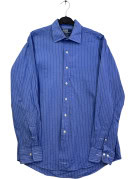 POLO RALPH LAUREN ΠΟΥΚΑΜΙΣΟ CLASSIC ΡΙΓΕ ΜΠΛΕ ΑΝΤΡΙΚΟ PRE OWNED L