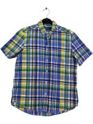 POLO RALPH LAUREN ΠΟΥΚΑΜΙΣΟ ΚΑΡΟ ΜΠΛΕ ΑΝΤΡΙΚΟ PRE OWNED M