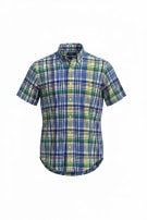 POLO RALPH LAUREN ΠΟΥΚΑΜΙΣΟ ΚΑΡΟ ΜΠΛΕ ΑΝΤΡΙΚΟ PRE OWNED M
