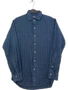 POLO RALPH LAUREN ΠΟΥΚΑΜΙΣΟ ΚΑΡΟ NAVY ΠΡΑΣΙΝΟ ΑΝΤΡΙΚΟ PRE OWNED M