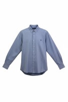 POLO RALPH LAUREN ΠΟΥΚΑΜΙΣΟ OXFORD EMBROIDERED LOGO ΜΠΛΕ UNISEX XL