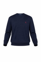 POLO RALPH LAUREN ΠΟΥΛΟΒΕΡ V NECK MINIMAL NAVY ΑΝΤΡΙΚΟ PRE OWNED M