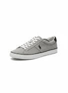 POLO RALPH LAUREN SNEAKERS MINIMAL ΓΚΡΙ ΑΝΤΡΙΚΟ PRE OWNED EU 42