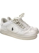 POLO RALPH LAUREN SNEAKERS MINIMAL BIANCO UNISEX PRE OWNED EU39