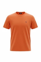 POLO RALPH LAUREN T-SHIRT LOGO ORANGE UNISEX L