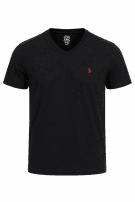 POLO RALPH LAUREN T SHIRT MINIMAL NERO UOMO PRE OWNED M