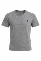 POLO RALPH LAUREN T SHIRT MINIMAL ΓΚΡΙ ΑΝΤΡΙΚΟ PRE OWNED L