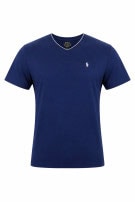 POLO RALPH LAUREN T SHIRT MINIMAL NAVY ΑΝΤΡΙΚΟ PRE OWNED M