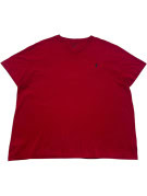 POLO RALPH LAUREN T SHIRT MINIMAL RED ΑΝΤΡΙΚΟ PRE OWNED XL