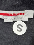 PRADA FLEECE ΓΙΛΕΚΟ MINIMAL ΜΑΥΡΟ UNISEX PRE OWNED S