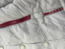 1990s PRADA HOODED JACKET MINIMAL CREAM WOMEN PRE OWNED S