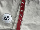 1990s PRADA HOODED JACKET MINIMAL CREAM WOMEN PRE OWNED S