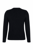 1990s PRADA RIBBED KNIT TOP BLACK MALE PRE OWNED S