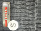 1990s PRADA RIBBED KNIT TOP BLACK MALE PRE OWNED S