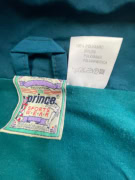 Tuta sportiva Prince set vintage con logo petrolio unisex L