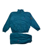 Tuta sportiva Prince set vintage con logo petrolio unisex L