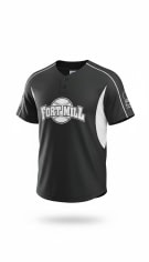 Protime Sports Fort Mill Jersey da baseball Nero YL