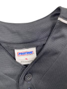 Protime Sports Fort Mill Jersey da baseball Nero YL