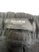 Pull&Bear Φόρμα Παντελόνι Casual Logo Μαύρο Ανδρικό XL