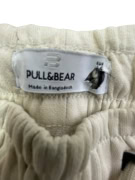 Pull&Bear Παντελόνι Φόρμας Casual Logo Μπεζ Ανδρικό XL