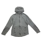 PUMA Αθλητική Ζακέτα με Κουκούλα Λογότυπο Γκρι Unisex M