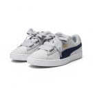 PUMA Basket Casual Sneakers Logo Λευκά Μπλε Γυναικεία EU 39