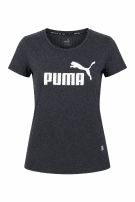 PUMA GRAPHIC TEE MINIMAL BLACK WOMEN PRE OWNED S