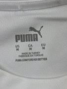PUMA GRAPHIC TEE SPORTSWEAR BIANCO UOMO PRE OWNED M