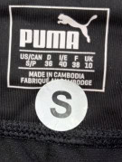 PUMA LEGGINGS SPORTSWEAR BLACK WOMEN PRE OWNED S